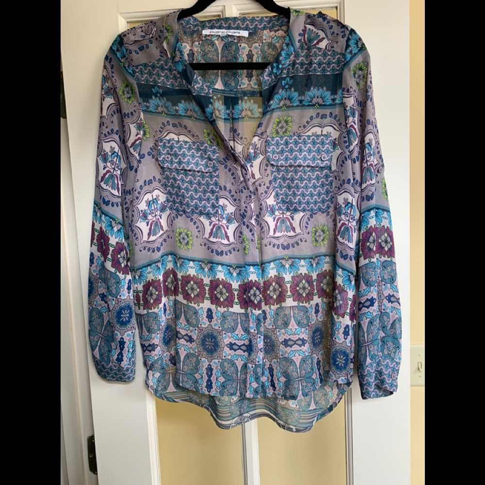 EUC Floral Tunic